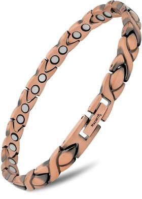 Magnetrx 850026912685 Womens Pure Copper Magnetic Bracelet Effective Ultra Strength C