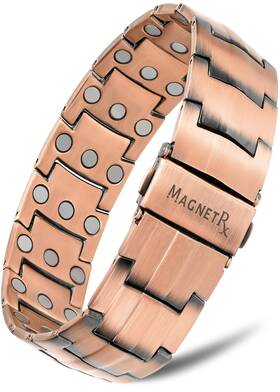 Magnetrx 850026912937 3x Strength Copper Bracelet 99.9% Pure Bracelets For Men With Magn