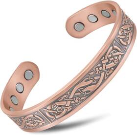 Magnetrx 850053885044 Magnetic Copper Bracelets For Men Effective 99.9% Pure Bracelet Fo