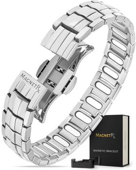 Magnetrx 850053885310 Magnetic Bracelets For Men Ellipsemax 5x Strength 5 000 Gauss Magnets D