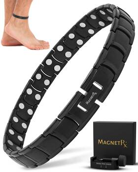 Mat002b Magnetrx Ultra Strength Magnetic Anklet Effective Ankle Bracelets For Men