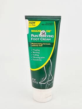 Magnilife 723122200584 Db Pain Relieving Foot Cream 4 Oz Homeopathic