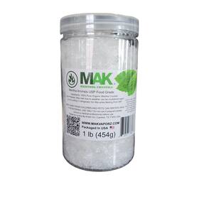 Mak 860012360048 Menthol Crystals 1 Lb Pure Organic 100% Natural In A Jar