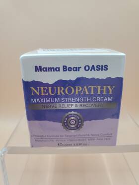 Mama Bear 797422339756 Oasis Neuropathy Cream Max Strength Relief Recovery 3.5oz Exp 08/28