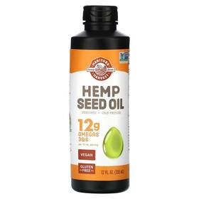 Manitoba Harvest 787734857581 Hemp Oil Cold Pressed Premium Quality 12g Of Omegas 3 And 6 Per Serving Hyd