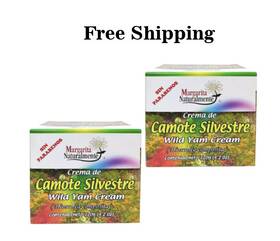 Margarita Naturalmente 503003101017 2 Pack Wild Yam Cream / Crema De Camote Silvestre 120 G 4.2 Oz Progesterone