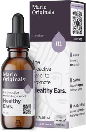 Maries Original Formulas 313102054032 Natural Ear Oil Drops - Mullein Garlic For Pain And Wax Removal 1 Pack