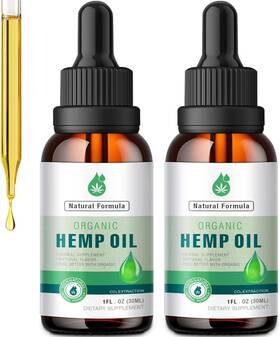 Maxhemp 445035819822 2 Pack Hemp Oil Organic Premium For Pain Relief Skin Anxiety - 800 000 Maxim