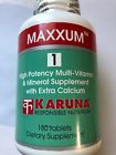 Maxx1 Karuna Maxxum Multi Vitamin Fresh Sealed Tabs New 018647011013