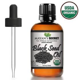 Mayans Secret 657258674141 - 4oz Cold Pressed Black Cumin Seed Oil Organic Usda Certified