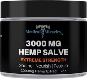 Medical Miracles 746729453191 Hemp 3000 Mg Extreme Strength Healing Salve Ideal For Hips J