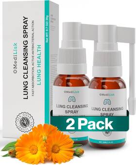Medilisk 711181067972 Lung Cleansing Spray Respiratory Support Mucus Relief And Cleanse