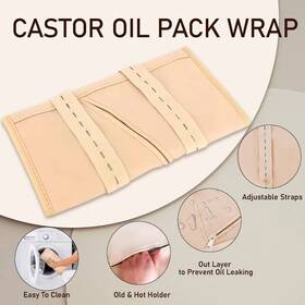 Mee002 Meeyee Castor Oil Pack For Detox 100% Pure 4 Fl Oz Of 1 Pale Yellow