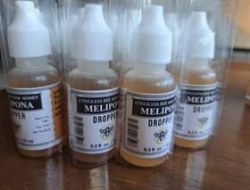 Melipona Bee Raw Honey 403394164472 5-pack 100% Pure 0.5 Fl. Oz / 15 Ml Droppers Undiluted