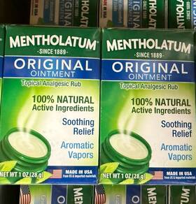 Mentholatum 310742000115 2 Original Topical Analgesic Rub 1oz Each Ointment Aromatic Vapors