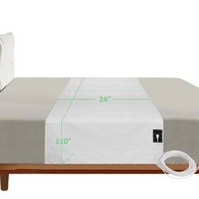 Me6028-w1 Merisky Grounding Sheets Grounded Half Flat Sheet 24 Inch X110 Fit All Bed Sizes