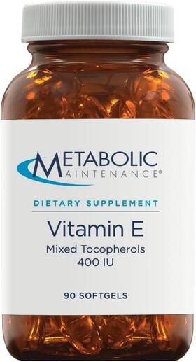 Me0094 Metabolic Maintenance Vitamin E Complex Mixed Tocopherols 400 Iu With