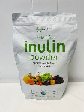 X003sovld Micro Ingredients Organic Fos Inulin Powder 2.2 Lb Gmo Filler Free New
