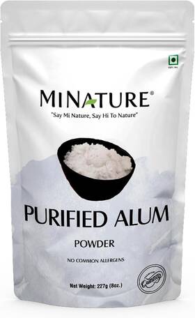 Minature 678506186650 Alum Powder Potassium Fitkari/phitkari 8.01 Ounce Pack Of 1