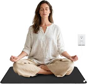 Miuqaokl 313100324335 Grounding Mat For Sleep And Anxiety Relief With 15ft Cord