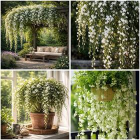 Lyj-cyy01454-0009 Mixrug 247 Weeping Jasmine Seeds Indoor For Planting-fragrant White