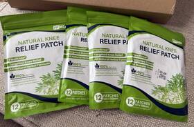 2025107 Mlab Natural Knee Relief Patch Flexiknee 48 Patches 4 Packs Herbal Pain New