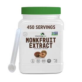 Morning Pep 313099277223 100% Pure Monk Fruit Extract Sweetener No Erythritol Monkfruit Ext