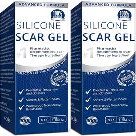 Murasaki Beauty 810110579637 100% Silicone Scar Gel 2 Pack X 1.06oz Tubes For Surgical Scars C-section