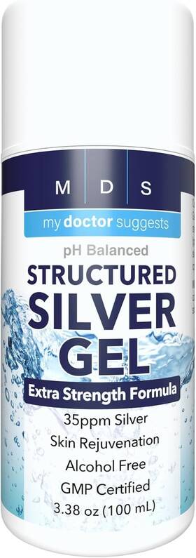 My Doctor Suggests 714833886044 Structured Colloidal Silver Gel Extra Strength - Topical Cooling Ph