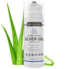Sga1 My Doctor Suggests Colloidal Silver Gel Burn And Wound Care With Aloe 3.4 Fl Oz Pack Of 1