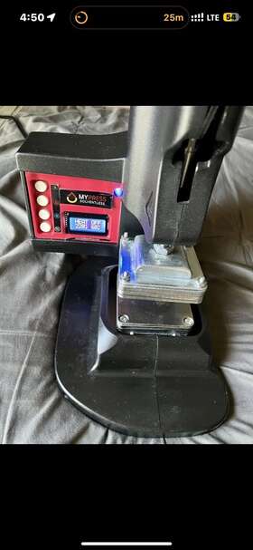 My Solventless Press 789219684675 Dabpress Rosin Dual 3x3 6 Ton Heated Plates Bundle Kit