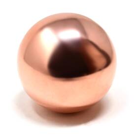 Mydeal Products 650076337113 100% Solid Copper Sphere 1.25in Globe For Meditation Reiki Chakra Healing Cry