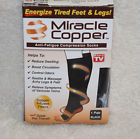 29148 N-a Telebrands Miracle Copper Therapeutic Compression Socks Black 715933505156