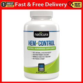 Naticura 313109693609 Hem-control - Fast Effective Hemorrhoid Treatment Supplement
