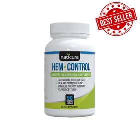 Naticura 445026752701 2023 Hem-control Herbal Hemorrhoid Remedy 90 Capsule For Hemroid Pain