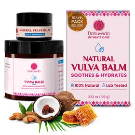 Natruveda 860012640614 Vulva Balm For Women Fragrance-free 3.5 Ounce Pack Of 1