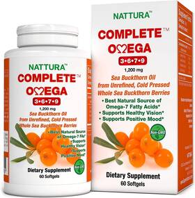 Co3679 Nattura Complete Omega 3-6-7-9 Pure Sea Buckthorn Oil European Quality From Unrefi