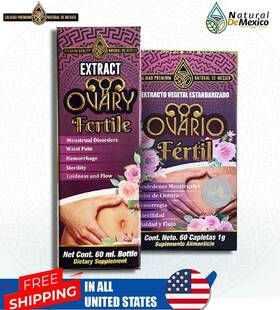 Ndm7501208918409 Natural De Mexico Pack Fertile Ovary Extract Liquid Supplement 60ml 60 Caplets Ndm