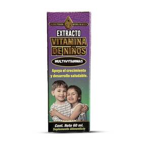 Ndm7501267858432 Natural De Mexico Extracto Vitamina Para Ni Os Suplemento L Quido 60 Ml