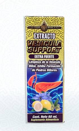 Ndm7502214714498 Natural De Mexico Extract Vesicula Support Supplement 60 Ml