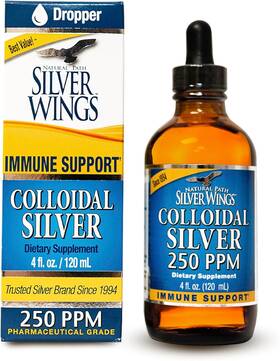 Cs2a Natural Path Silver Wings Colloidal Liquid - 4 Fl Oz Pack Of 1