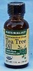 Naturalist Tea Tree Oil Melaleuca Alternifolia 1 Oz 30 Ml Natural Pharmaceutical Grade 030768089757