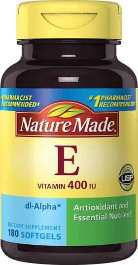 332402 Nature Made Vitamin E 400iu 180 Softgels Pack Of 2 Count