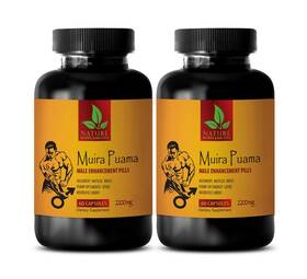 Nature Supplements 617222479783 Erectile Enhancement - Muira Puama 2200mg Male Enhancment Pills 2 Bottles