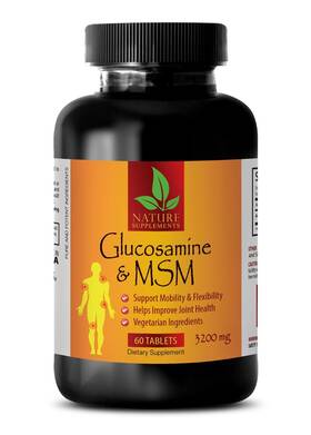 Nature Supplements 700348747437 Glucosamine And Msm 60 Tablets Mobility Flexibility Joint Support Cartilage