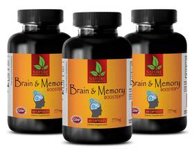 Nature Supplements 700348749226 Brain Boost Supplement - Supports Activity Memory Pills 180 Capsules 3b