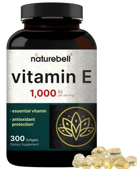 Ba-nb-vie300s Naturebell Vitamin E Oil Softgels 1 000 Iu Per 300 Count Pack Of