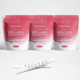 Natureland 850046967696 Personal Applicators For Gels And Creams 3 Count Pack Of 20