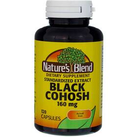 Natures Blend 079854012132 2 Pack Black Cohosh Capsules 160 Mg 120 Ct