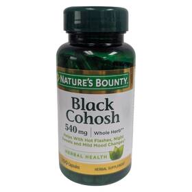 2028 Natures Bounty 074312335112 Black Cohosh Capsules 540 Mg 100 Ct Expires 4/2028
